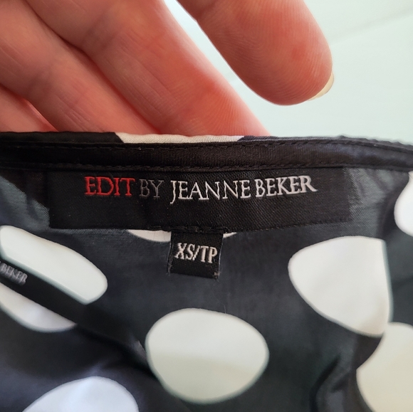 Edit by Jeanne Beker Polka Dot Shirt - Size XS - Picture 4 of 4